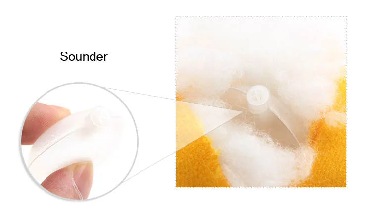 Plush Squeaky Dinosaur Dog Toy