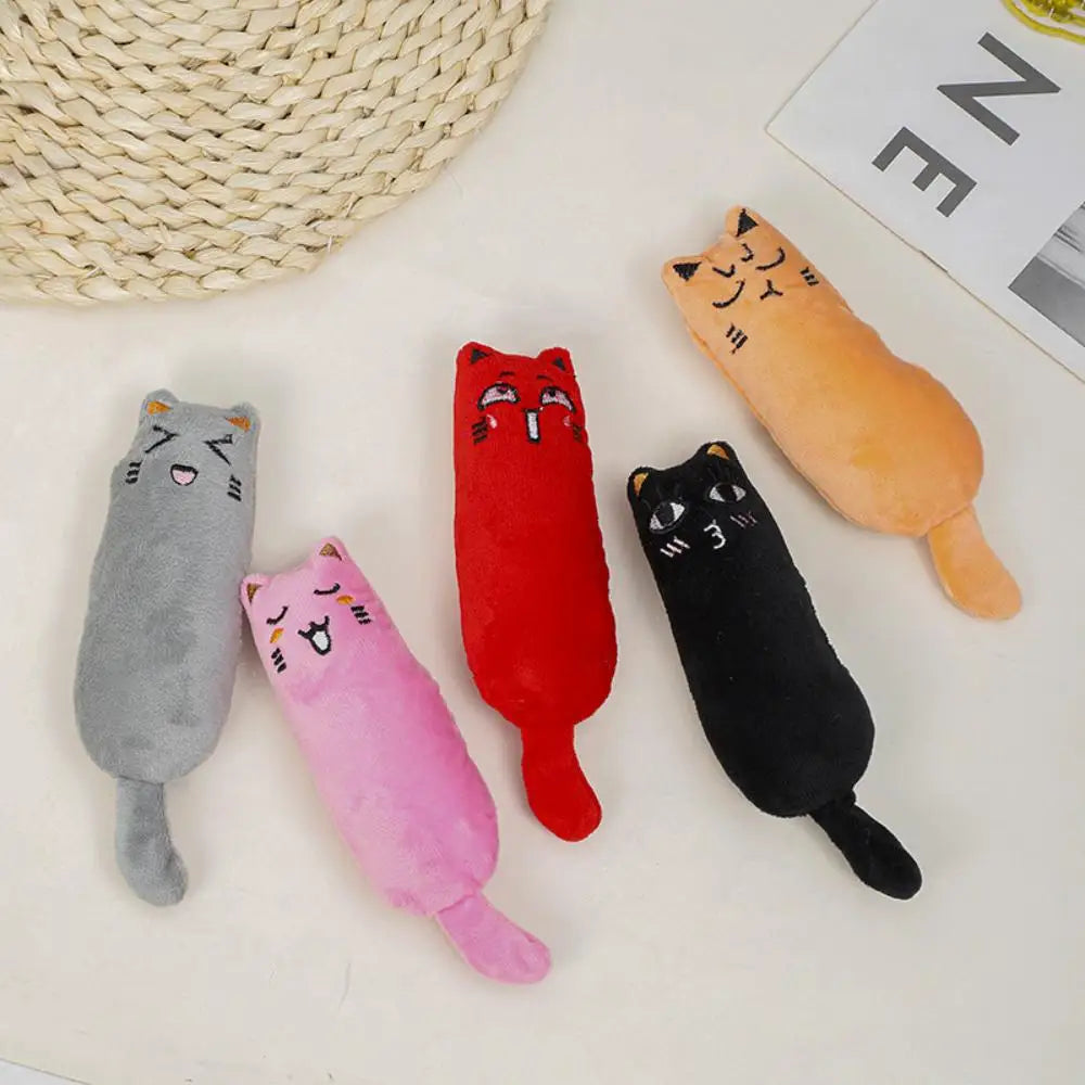 Plush Catnip Thumb Chew Toy