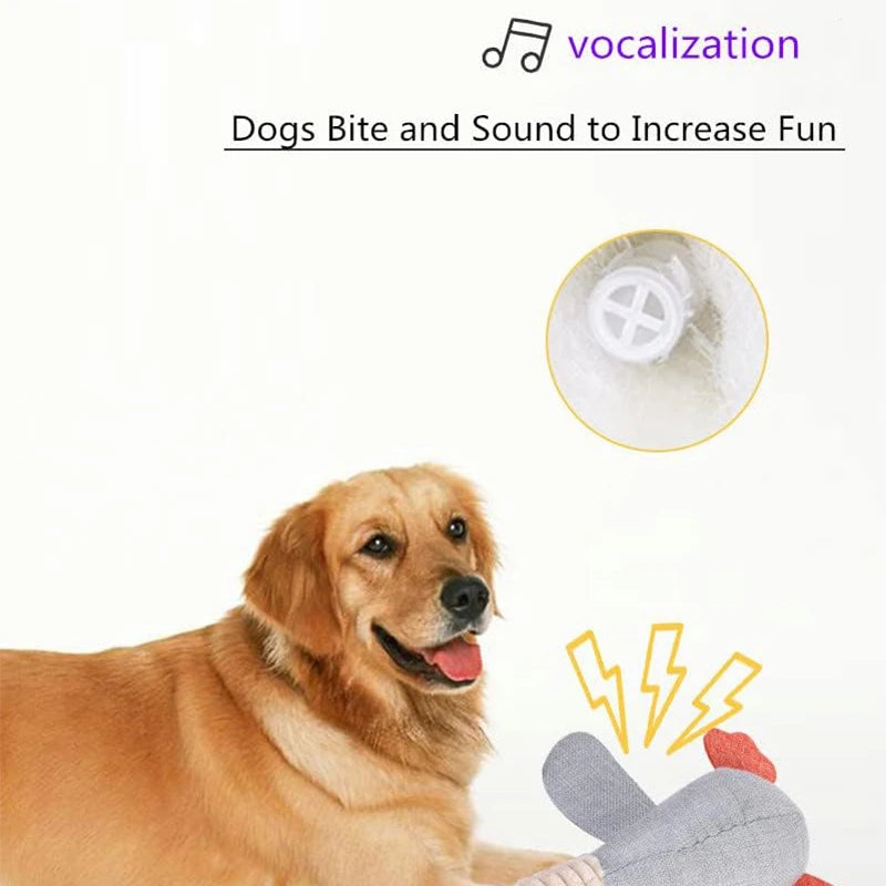Pet Toys Wild Goose Resistant Squeaky Toys for Small Middle Large Dogs Chew Teeth Cleaning Toys Pet nteractive Training Supplies