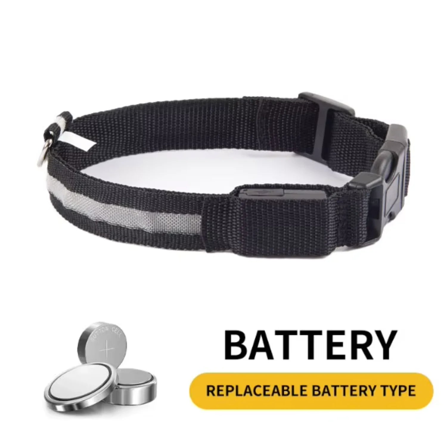 Waterproof  Light  Reflective Pet Adjustable Usb Type-C Recharge Luxury Led Luminous Collar For Dog