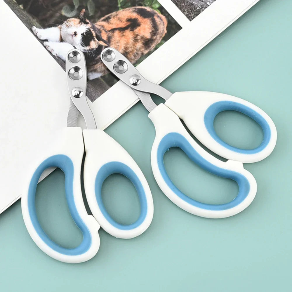 Professional Cat Nail Clippers Half Moon Nail Scissors for Cat Dog Stainless Steel kitten Puppy Claws Cutter Pet Nail Clippers