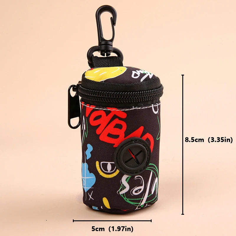 Pet feces bag can be hung with Portable Hanging with Buckle Dogs Waste Bagoutdoor pet training miscellaneous storage bag