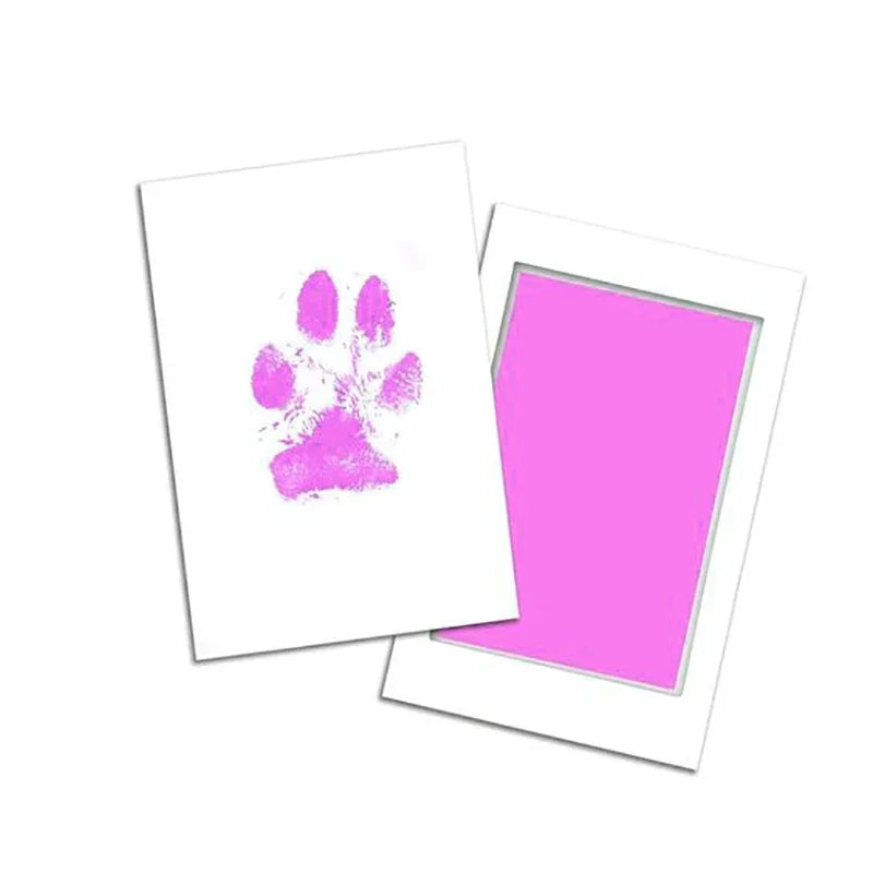 Cat Dog Paw Print Ink Kit Pad Safe Non-toxic Easy DIY Clean Touch Inkless Pet Souvenir
