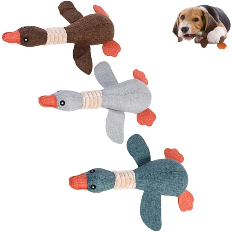 Pet Toys Wild Goose Resistant Squeaky Toys for Small Middle Large Dogs Chew Teeth Cleaning Toys Pet nteractive Training Supplies