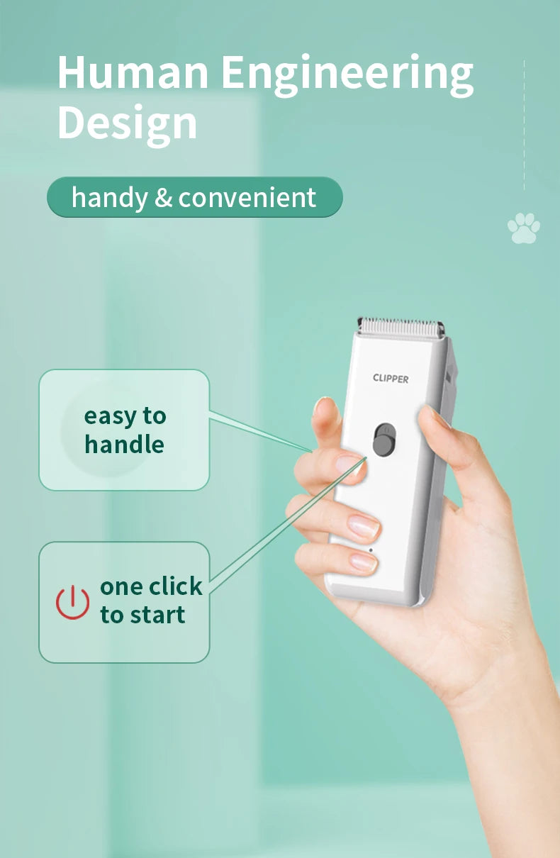 Pet grooming hospital kittensand puppies mute electric push clippers electric waterproof professional shaving haircutting talis