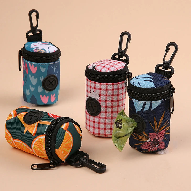 Pet feces bag can be hung with Portable Hanging with Buckle Dogs Waste Bagoutdoor pet training miscellaneous storage bag