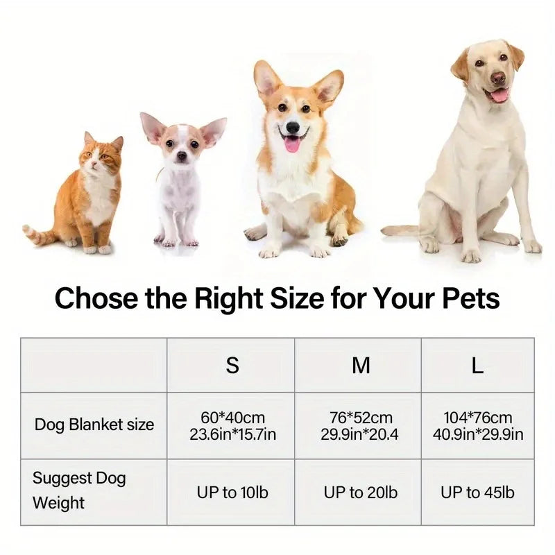 Soft and Cozy Cartoon Elephant Pet Blanket for Dogs and Cats Flannel Throw for Puppies and Kittens Universal Size Christmas Gift