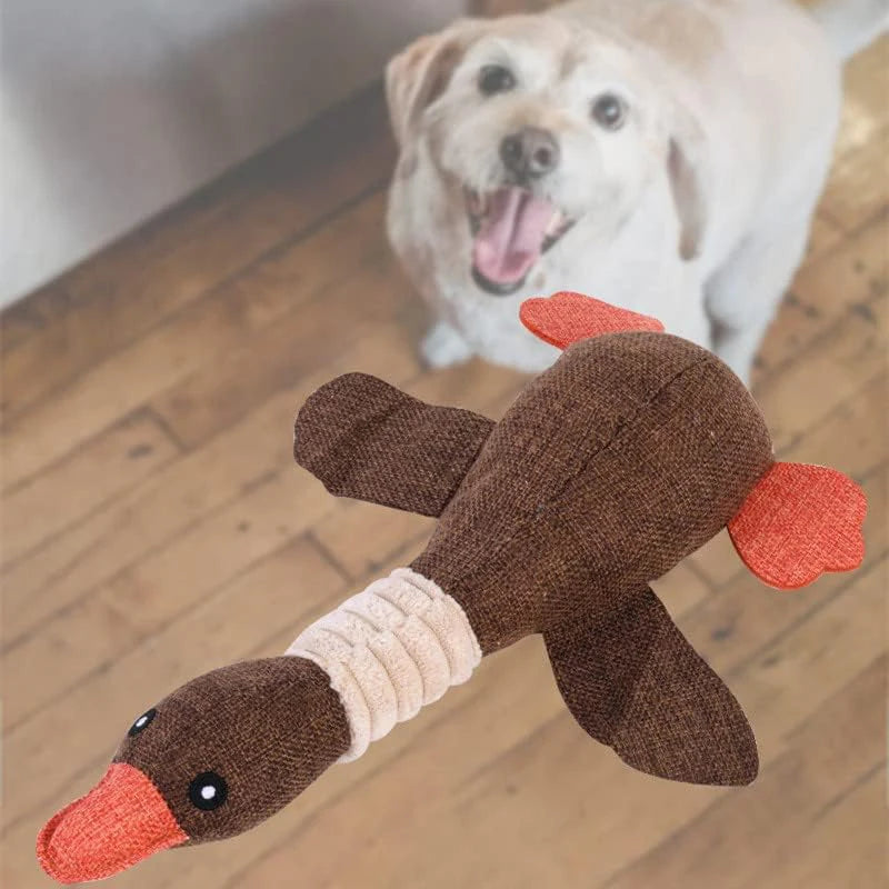 Pet Toys Wild Goose Resistant Squeaky Toys for Small Middle Large Dogs Chew Teeth Cleaning Toys Pet nteractive Training Supplies
