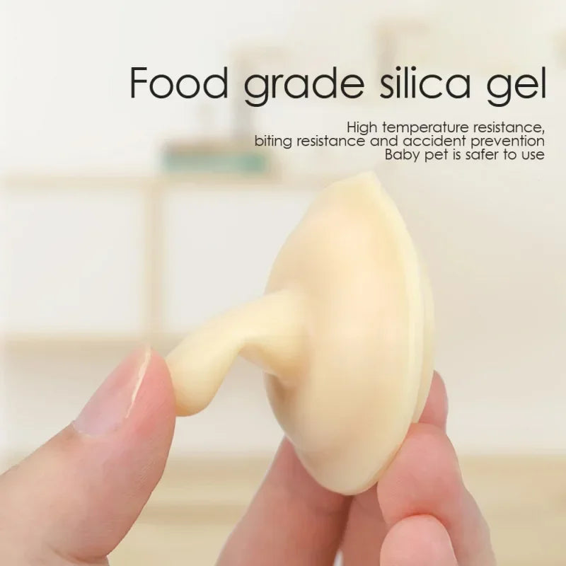 Newborn Pet Feeding Nipple & Bottle – Silicone Pacifier for Puppies & Kittens