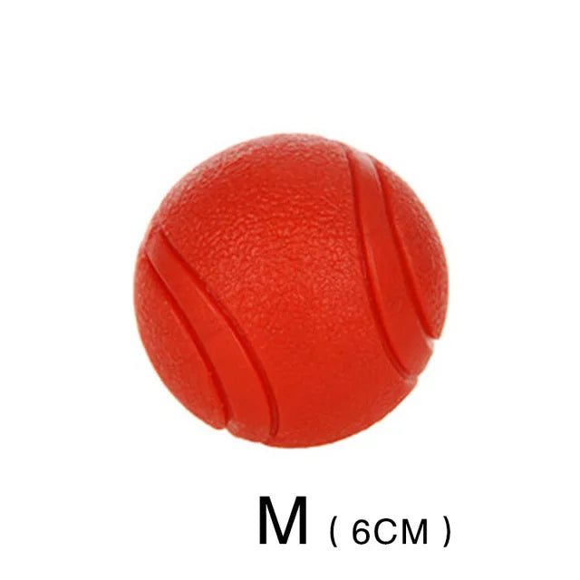Indestructible Chew Proof Rubber Ball S to L Size Durable Bouncy Dog Toy for Pets Training Interactive Chew Resistant Molar Ball