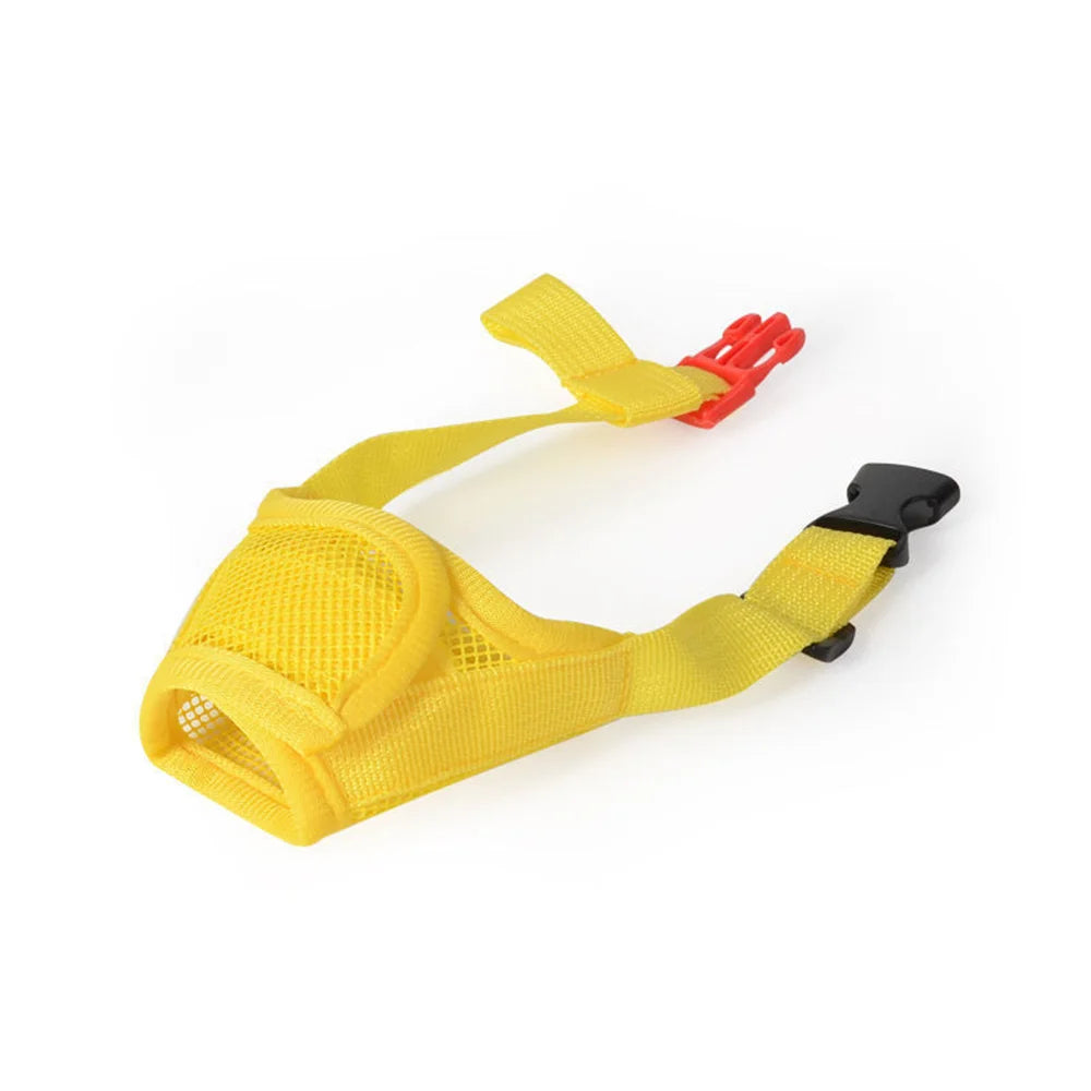 Anti Barking Dog Muzzle for Dogs Adjustable Mesh Breathable Pet Mouth Cover Muzzle for Small Medium Dog Anti-biting Pet Supplies