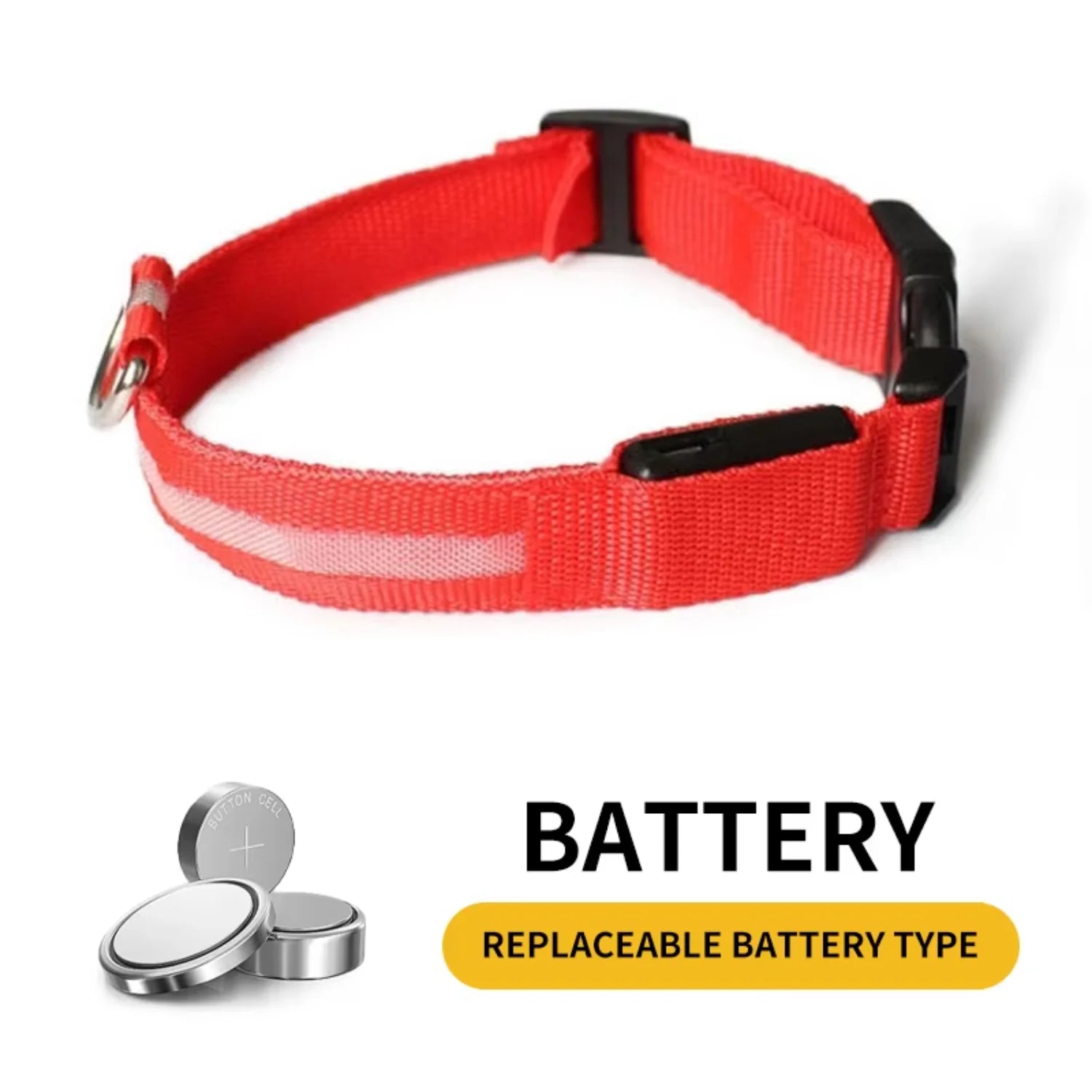 Waterproof  Light  Reflective Pet Adjustable Usb Type-C Recharge Luxury Led Luminous Collar For Dog