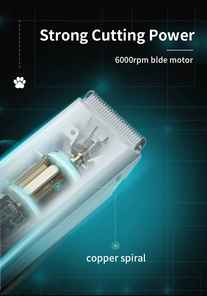 Pet grooming hospital kittensand puppies mute electric push clippers electric waterproof professional shaving haircutting talis