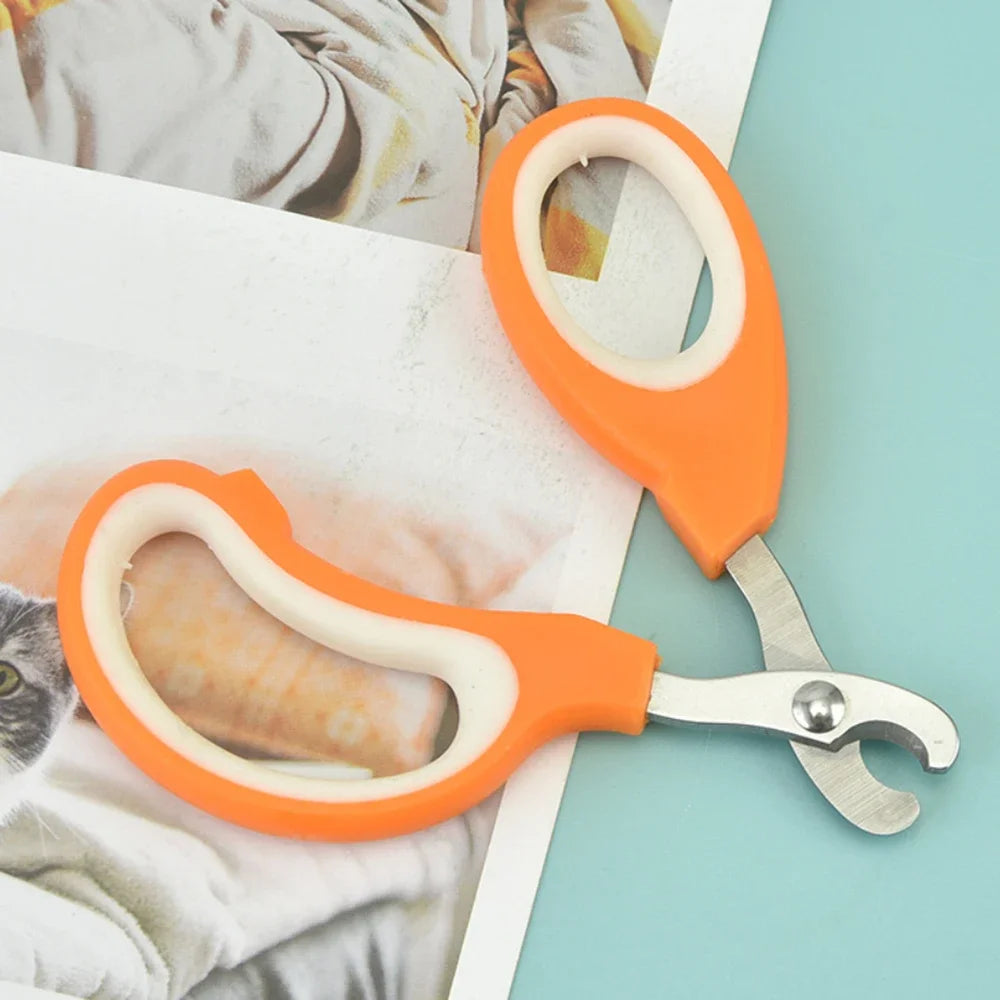 Professional Cat Nail Clippers Half Moon Nail Scissors for Cat Dog Stainless Steel kitten Puppy Claws Cutter Pet Nail Clippers