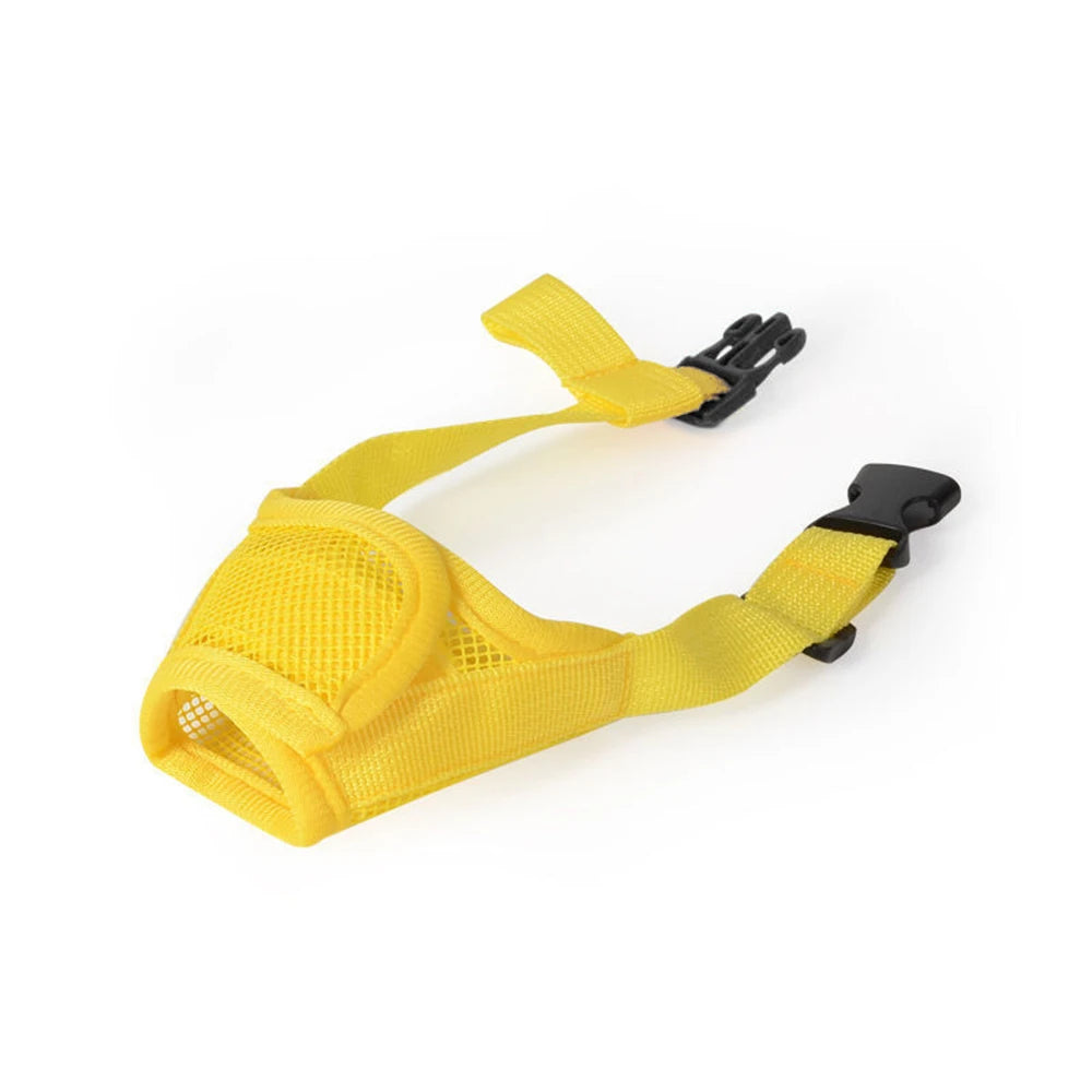 Anti Barking Dog Muzzle for Dogs Adjustable Mesh Breathable Pet Mouth Cover Muzzle for Small Medium Dog Anti-biting Pet Supplies