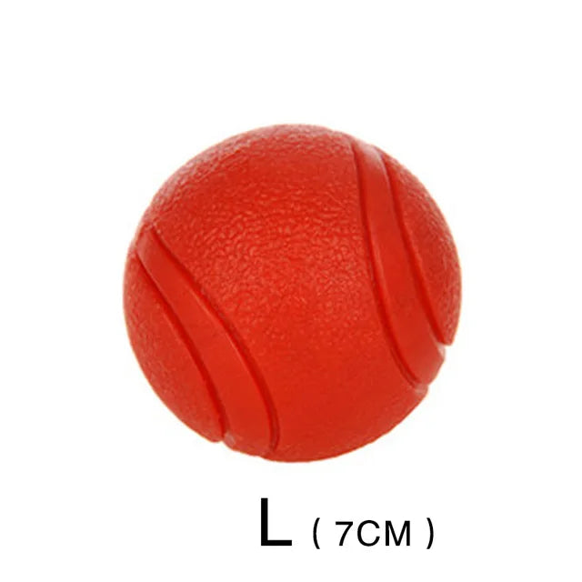 Indestructible Chew Proof Rubber Ball S to L Size Durable Bouncy Dog Toy for Pets Training Interactive Chew Resistant Molar Ball