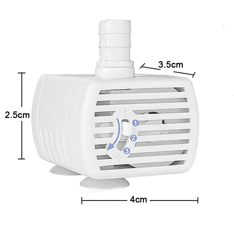 Water Pump Pet Cat Water Dispenser Anti Dry Burning Motor Cat Flower Water Dispenser Water Dispenser Fish Tank Submersible Pump