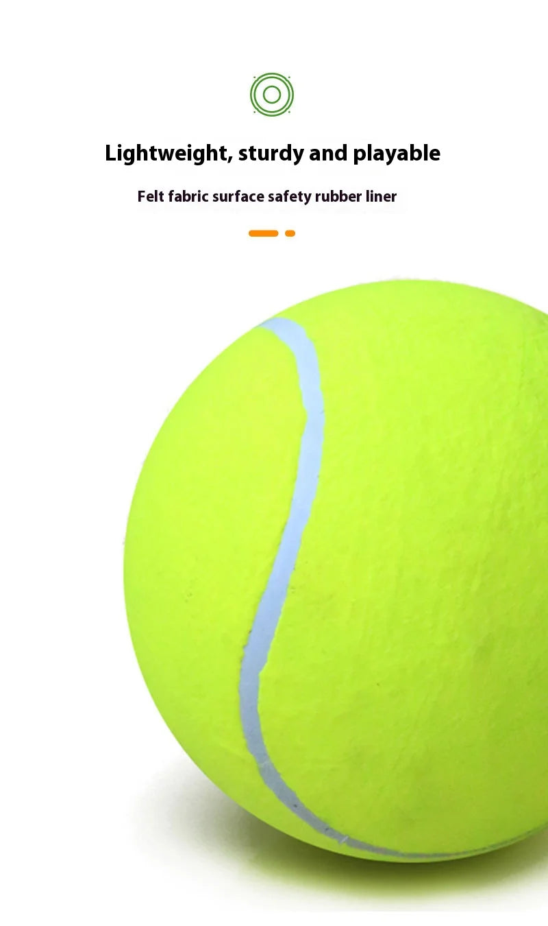 1 Pack 9.5 inch  Tennis Ball Large Dog Tennis Ball Pet Balls for Dogs for Outdoor/Indoor Sports Dog Gift Training Supplies