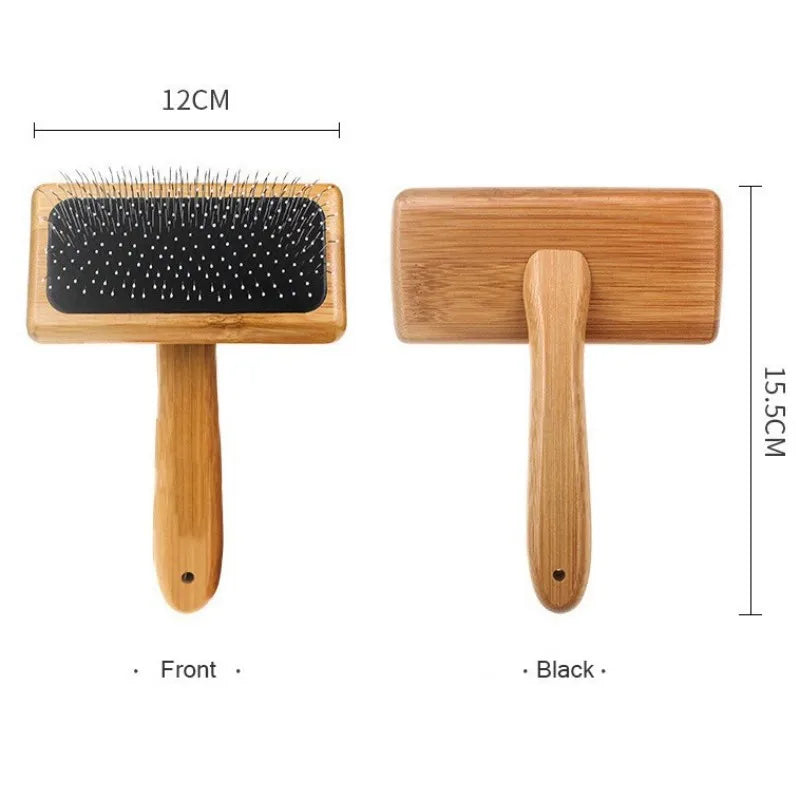 Dog Comb Wooden Dogs Brush Pet Hair Remover Dog Grooming Brush for Pet Hair Knot Opening Massage Cat Brushes Pet Accessories