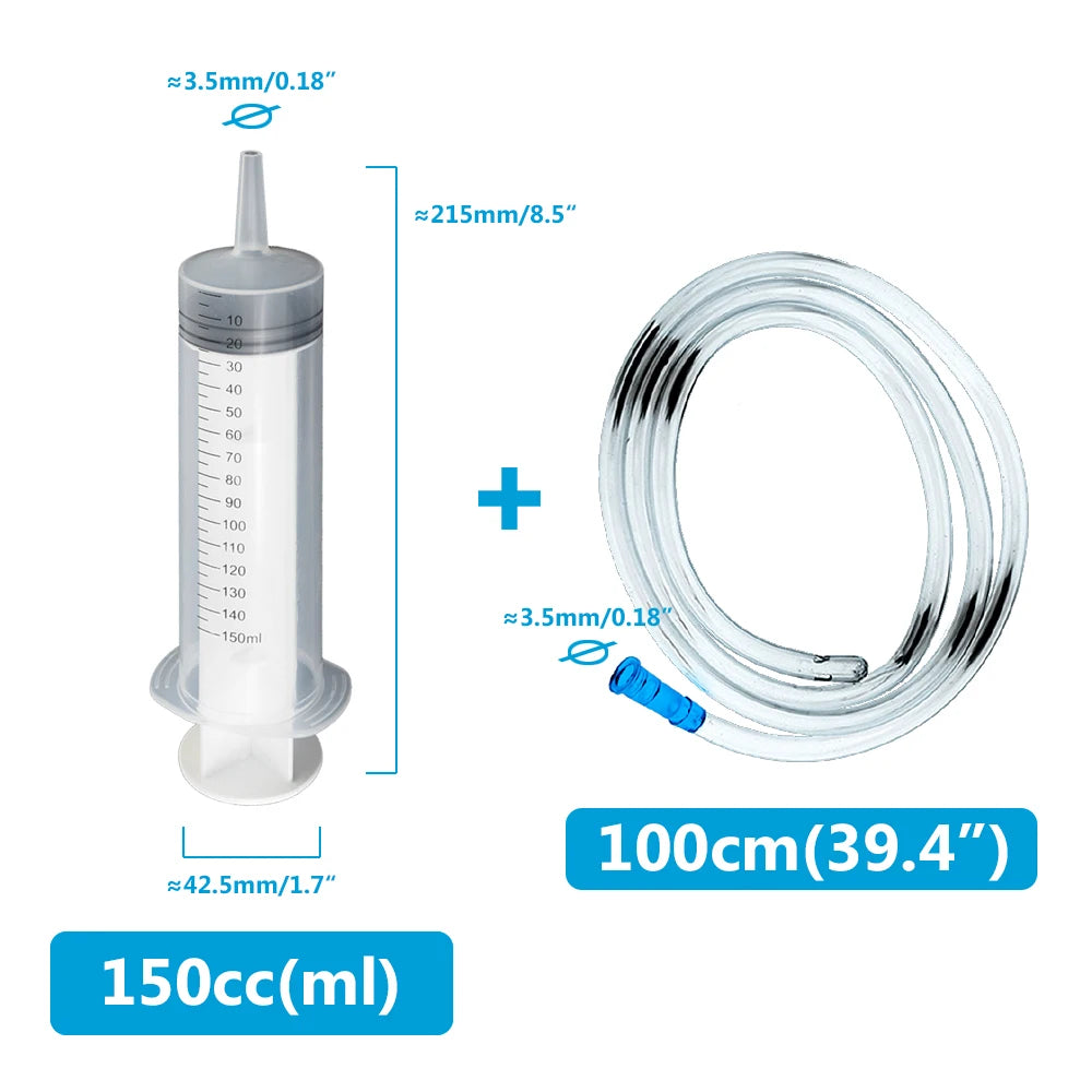 Large Capacity Reusable Syringe Pump – 100-550ml