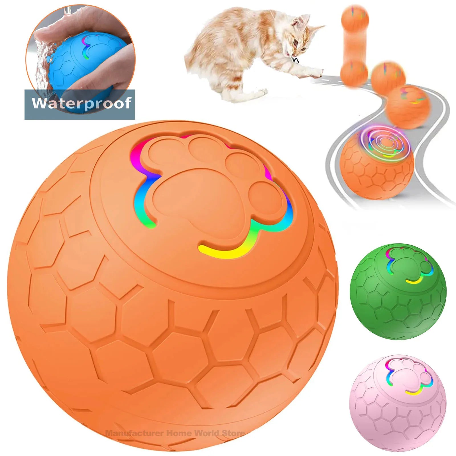 Smart Interactive Dog & Cat Toy Ball