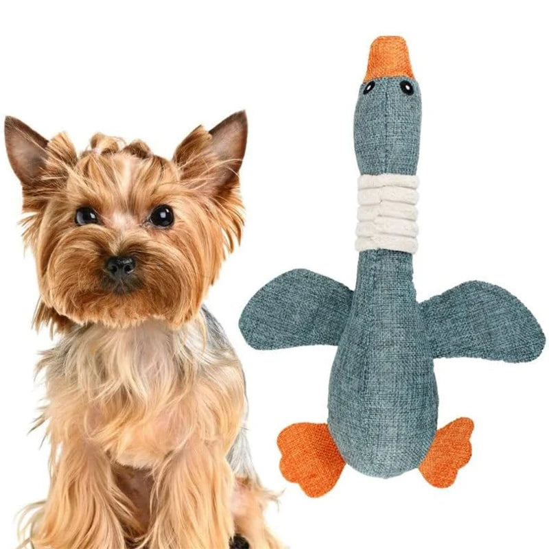 Pet Toys Wild Goose Resistant Squeaky Toys for Small Middle Large Dogs Chew Teeth Cleaning Toys Pet nteractive Training Supplies