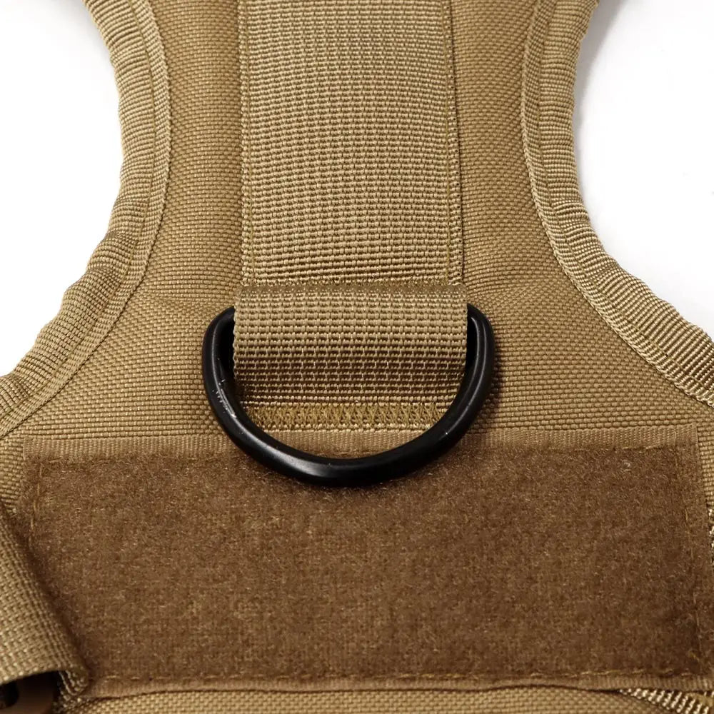Large Dog Harness Vest with Leash & Molle Pouches