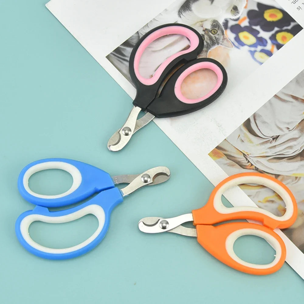 Professional Cat Nail Clippers Half Moon Nail Scissors for Cat Dog Stainless Steel kitten Puppy Claws Cutter Pet Nail Clippers