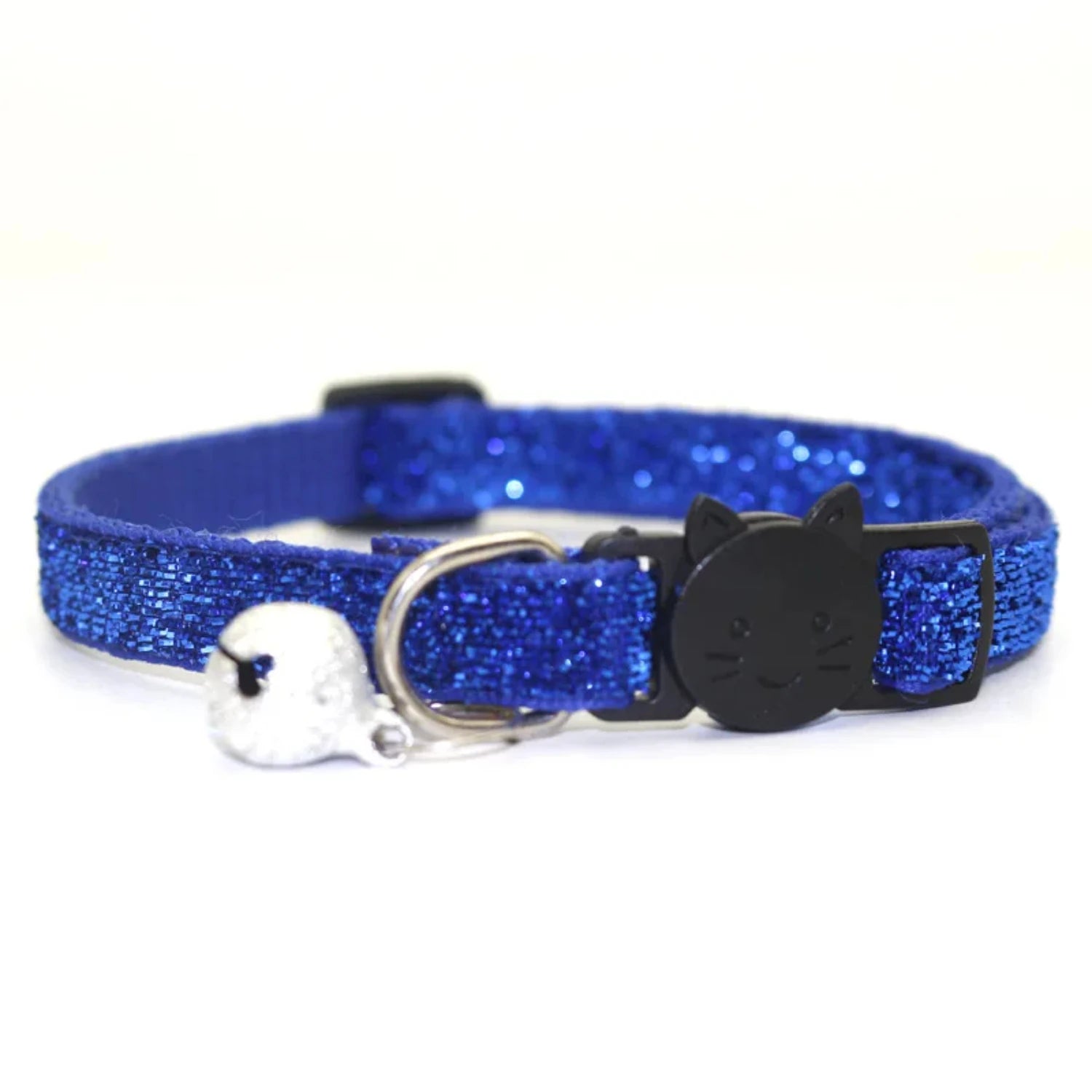 2PCS   Cat Collar Adjustable with Bell Breakaway Adjustable Kitten Cat Sequin Collar Neck Strap Cat Pet Supplies Puppy Accessori