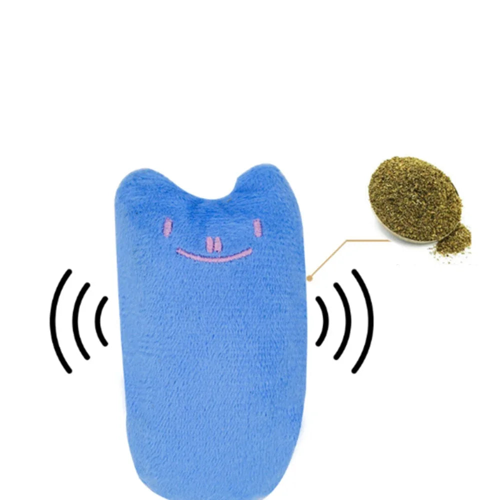 Plush Catnip Thumb Chew Toy