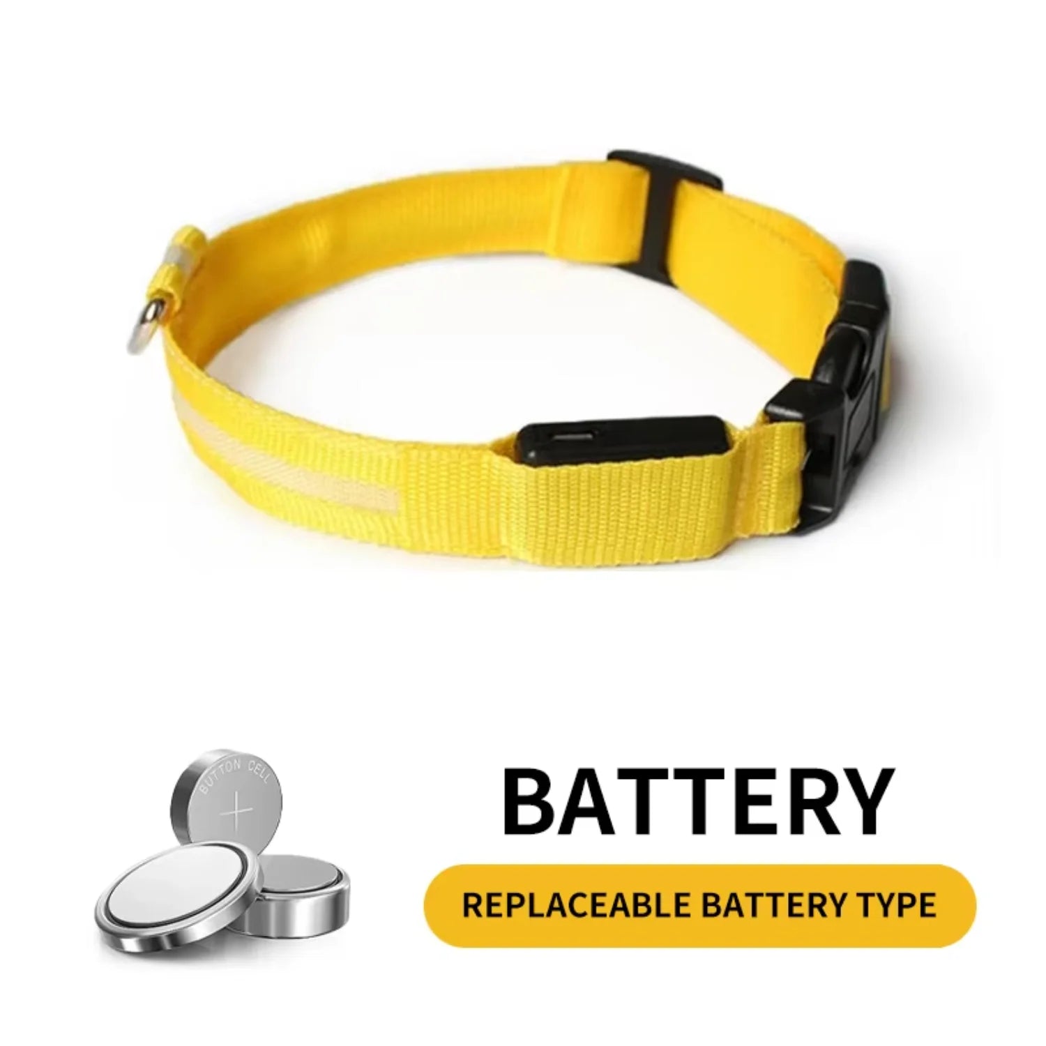 Waterproof  Light  Reflective Pet Adjustable Usb Type-C Recharge Luxury Led Luminous Collar For Dog