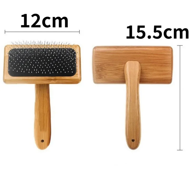 Dog Comb Wooden Dogs Brush Pet Hair Remover Dog Grooming Brush for Pet Hair Knot Opening Massage Cat Brushes Pet Accessories