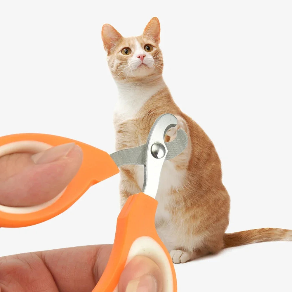 Professional Cat Nail Clippers Half Moon Nail Scissors for Cat Dog Stainless Steel kitten Puppy Claws Cutter Pet Nail Clippers
