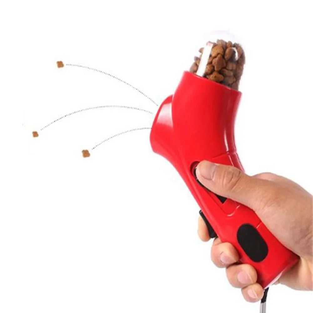 Dog Food Training Equipment Interactive Puppy Snack Dispenser Pet Snack Catapult Launcher for Dog Cat Exercise Training