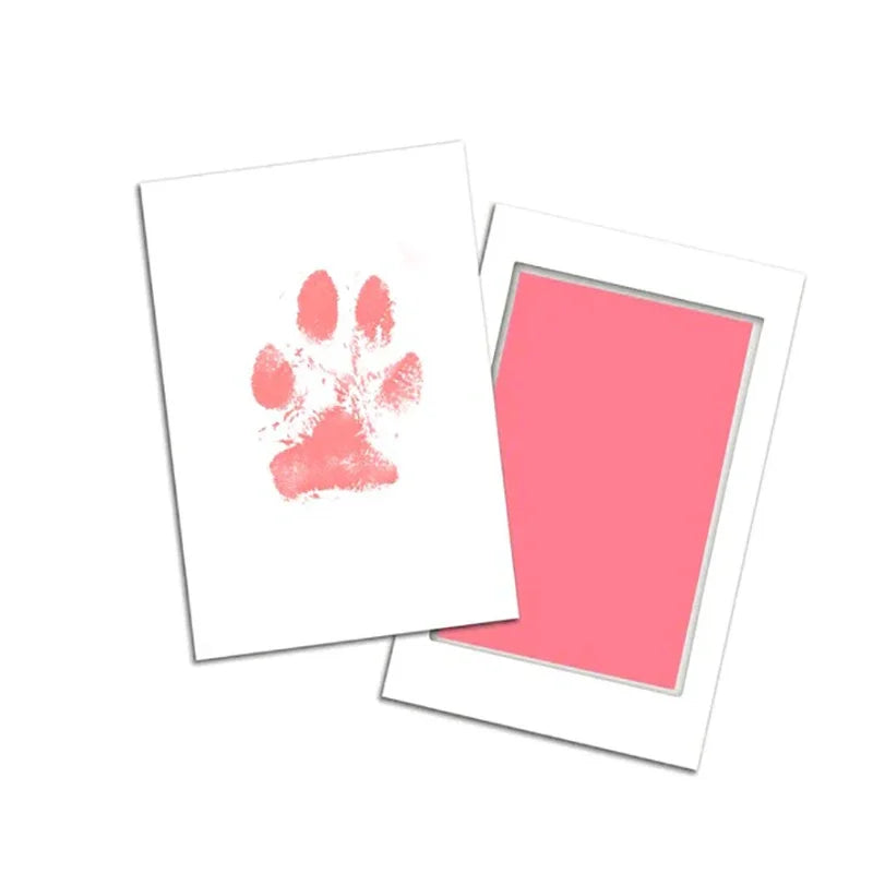 Cat Dog Paw Print Ink Kit Pad Safe Non-toxic Easy DIY Clean Touch Inkless Pet Souvenir