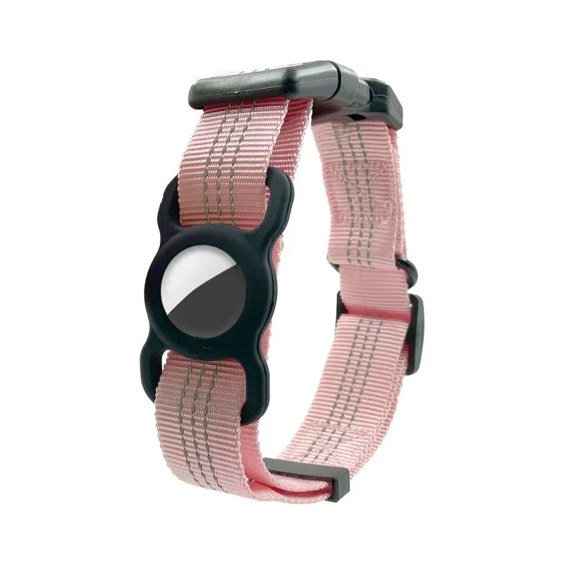 Dog For Apple Dog Pet Collar Airtag Reflective Collar Soft With Supplies Fashion Nylon Dog Anti-lost Case Suit Tracking Collar
