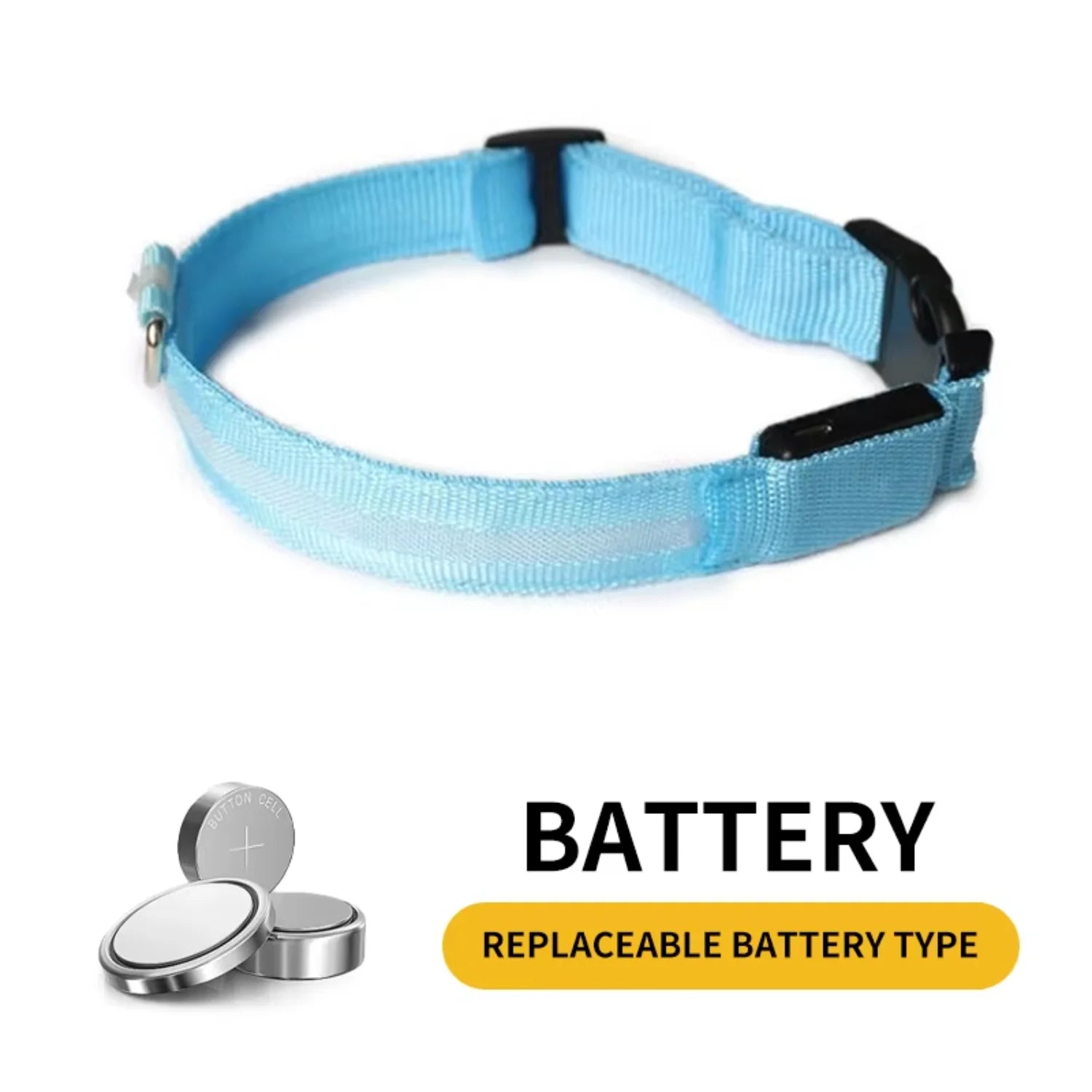 Waterproof  Light  Reflective Pet Adjustable Usb Type-C Recharge Luxury Led Luminous Collar For Dog