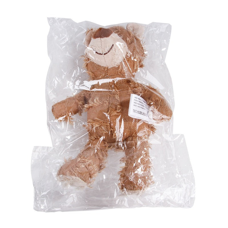 Plush Teddy Bear Dog Toy – Sound-Making Chew & Interactive Toy