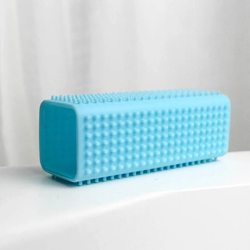 1PC Silicone Hollow Rubber Pet Dog Cat Hair Remover Cars Furniture Carpet Clothe Sofa Cleaner Brush Cat Massage Clean Hair Brush