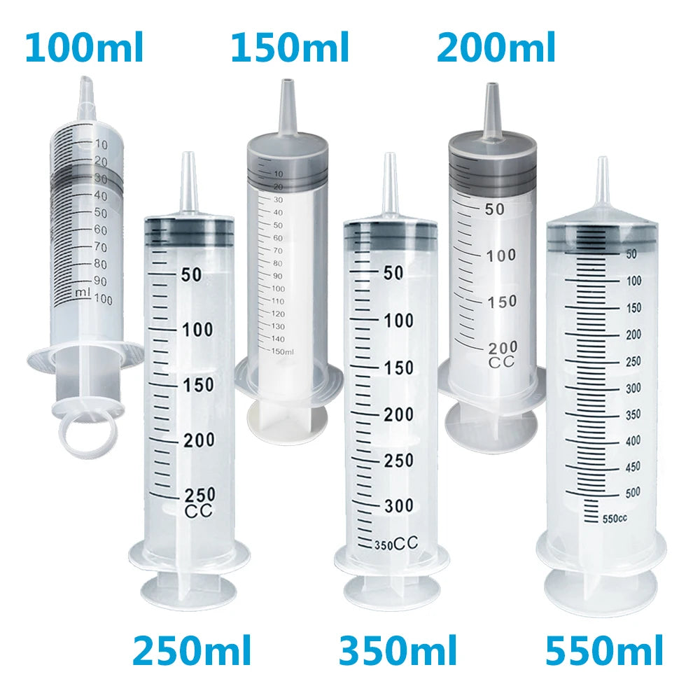 Large Capacity Reusable Syringe Pump – 100-550ml