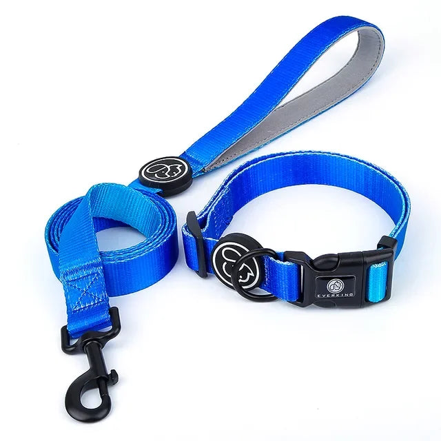 Gradient color Dog Collar and Leash Set dog luxury desgin harness for small medium and large dog harness and leash personalized