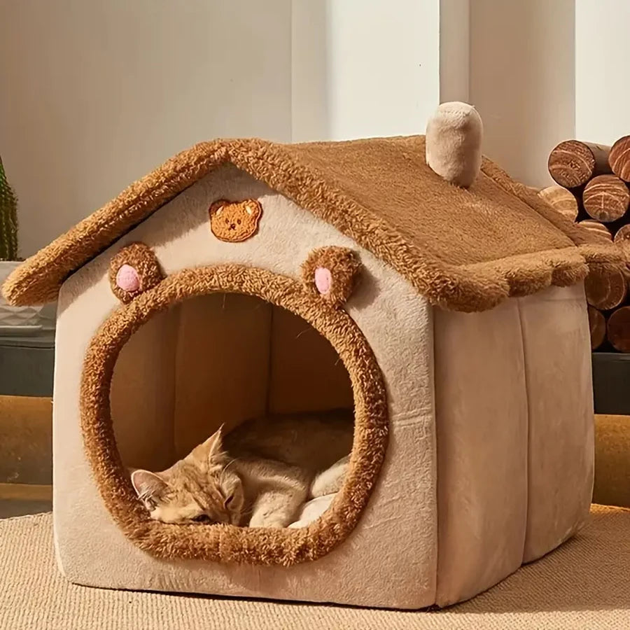 Foldable Washable Pet House & Bed