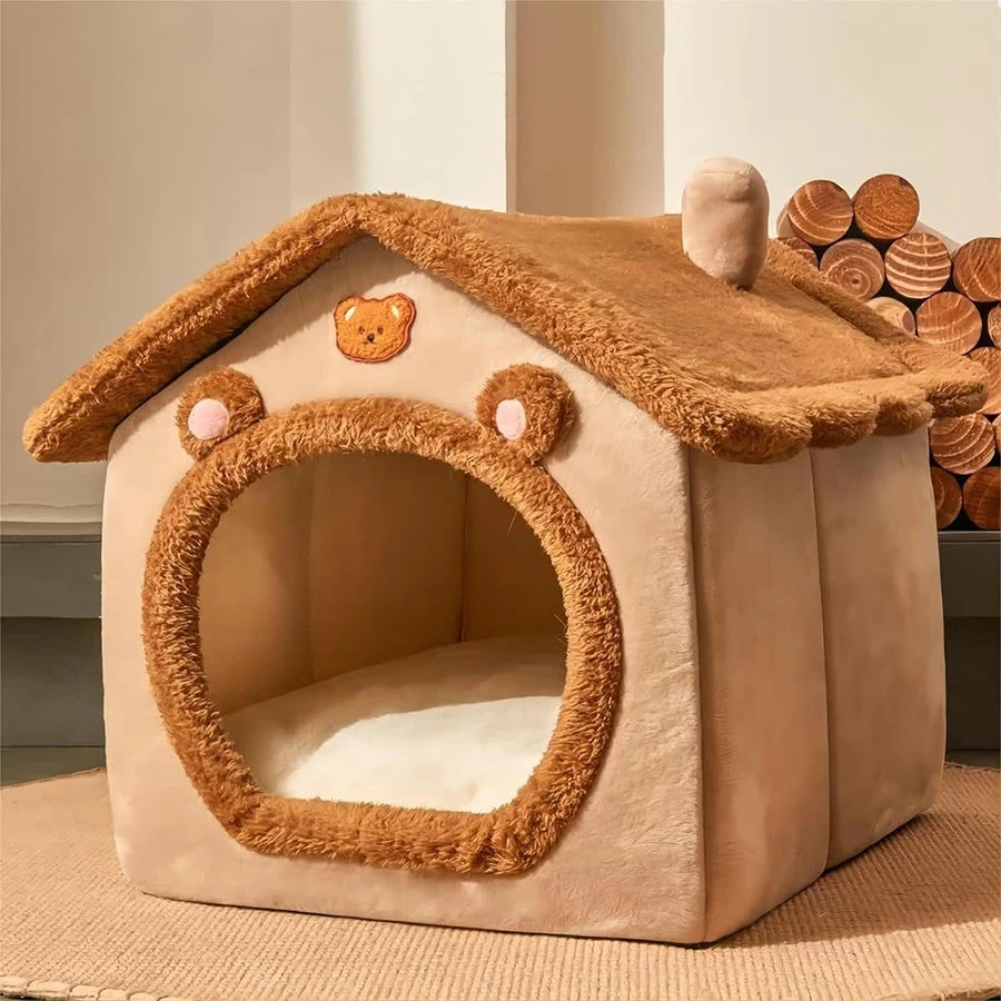 Foldable Washable Pet House & Bed