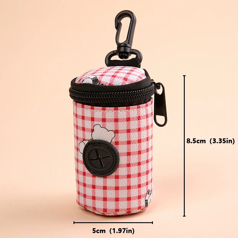 Pet feces bag can be hung with Portable Hanging with Buckle Dogs Waste Bagoutdoor pet training miscellaneous storage bag