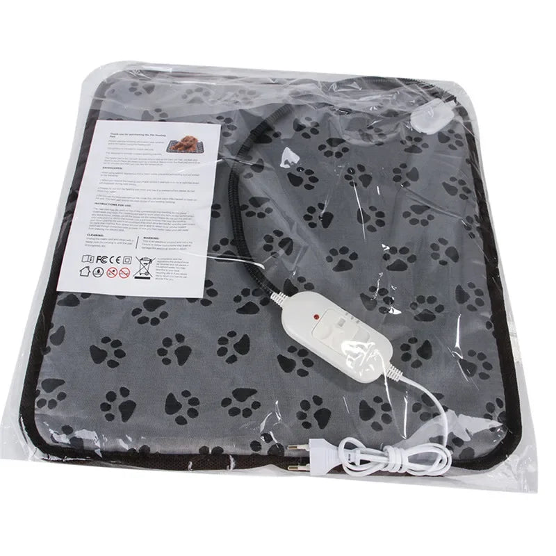 Pet Heated Mat – Adjustable Electric Heating Pad for Dogs