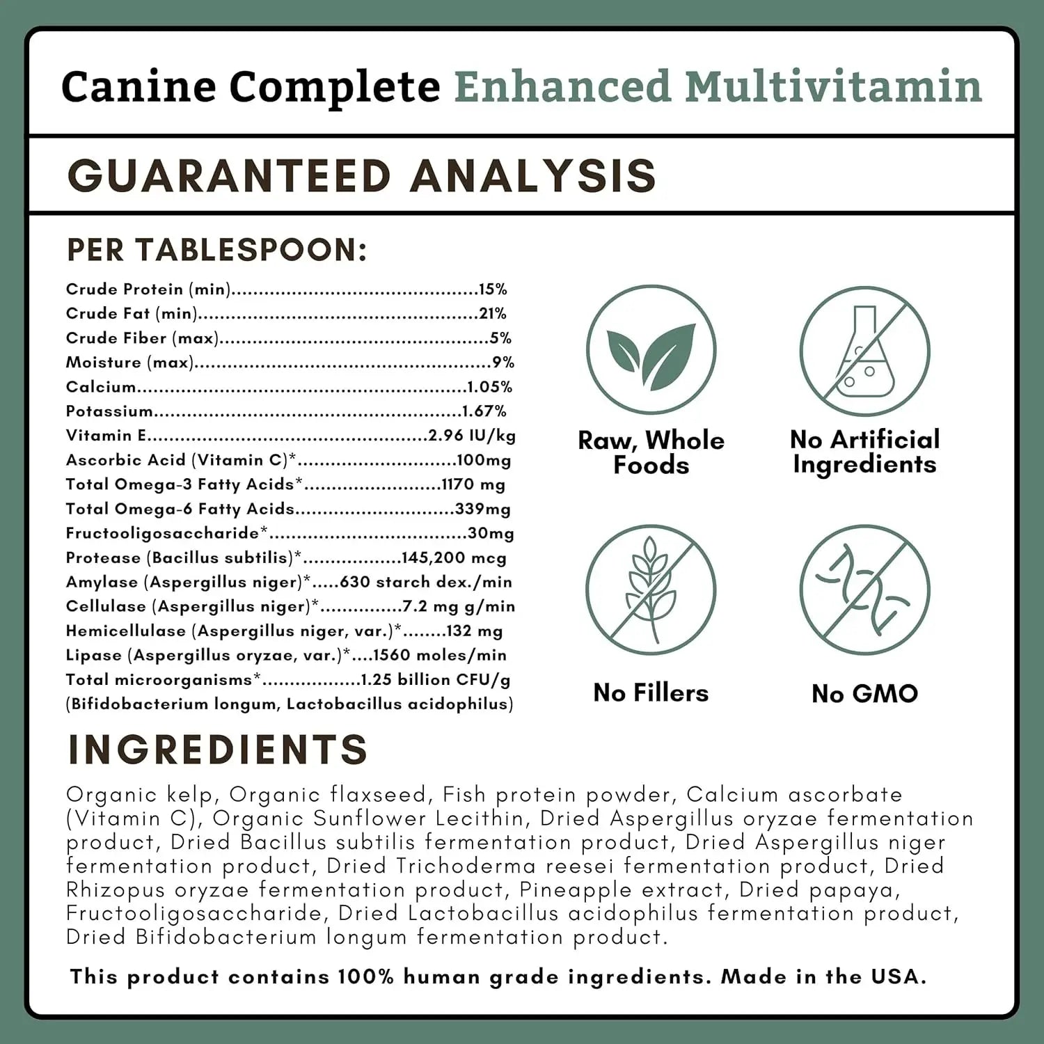 Original Whitefish 2 lb Canine Complete Dog Multivitamin - 2 Lb - Nutrient-Rich Dog Vitamins and Supplements - Dog Multivitamin