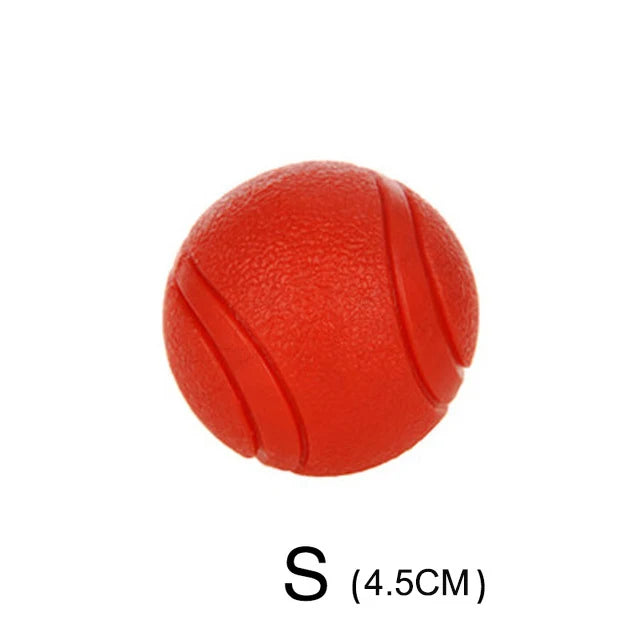 Indestructible Chew Proof Rubber Ball S to L Size Durable Bouncy Dog Toy for Pets Training Interactive Chew Resistant Molar Ball