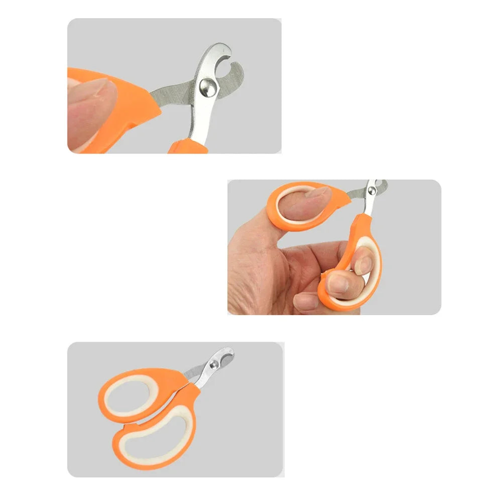 Professional Cat Nail Clippers Half Moon Nail Scissors for Cat Dog Stainless Steel kitten Puppy Claws Cutter Pet Nail Clippers