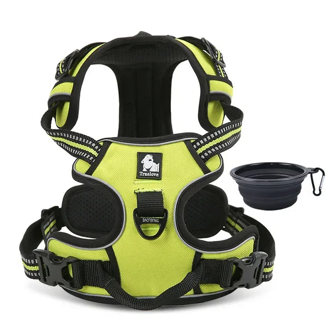 Truelove Dog Harness Small Large Durable Reflective Pet Harness Dog Running Safety Lift Pulling Walking Harness For Dog Travel