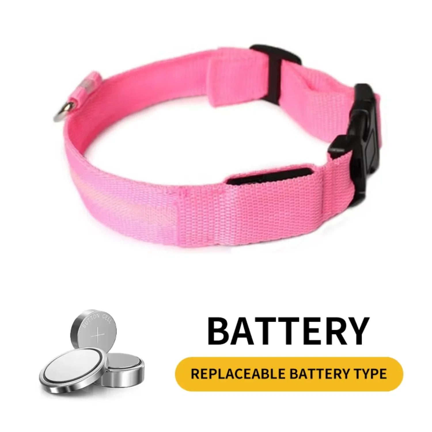 Waterproof  Light  Reflective Pet Adjustable Usb Type-C Recharge Luxury Led Luminous Collar For Dog
